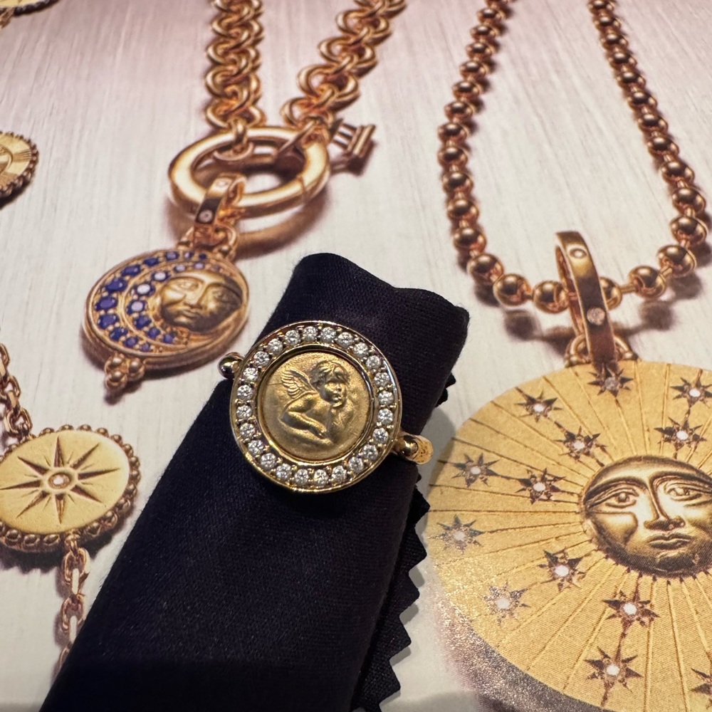 *SOLD*Temple St Clair Angel Solid 18kt Ring 6.5 [Retail $2700]